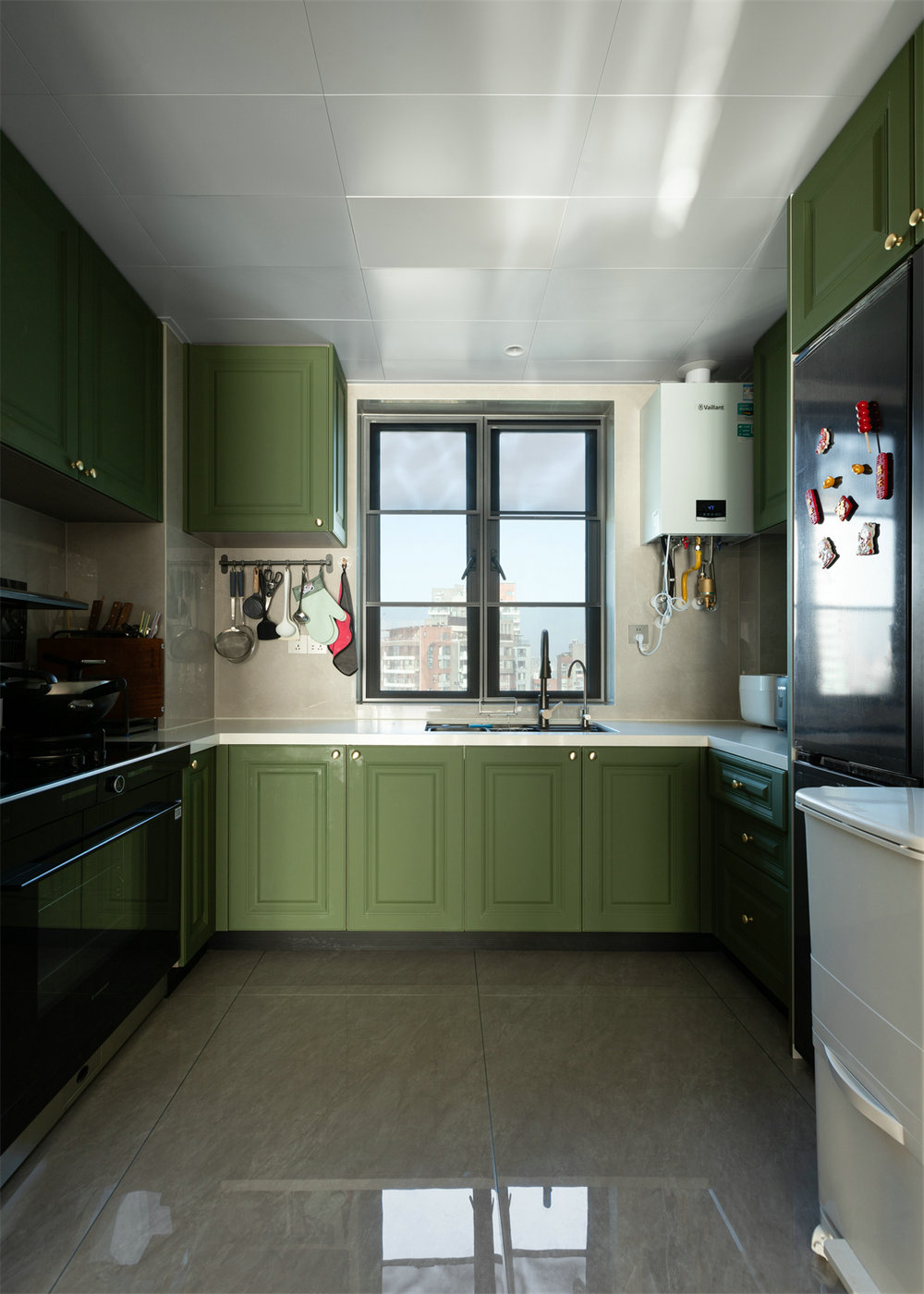 深業(yè)泰云府128平美式風(fēng)格裝修效果圖