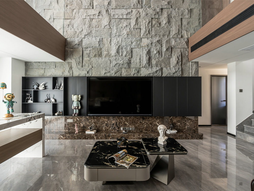 臨空香廷300平現(xiàn)代風格裝修效果圖