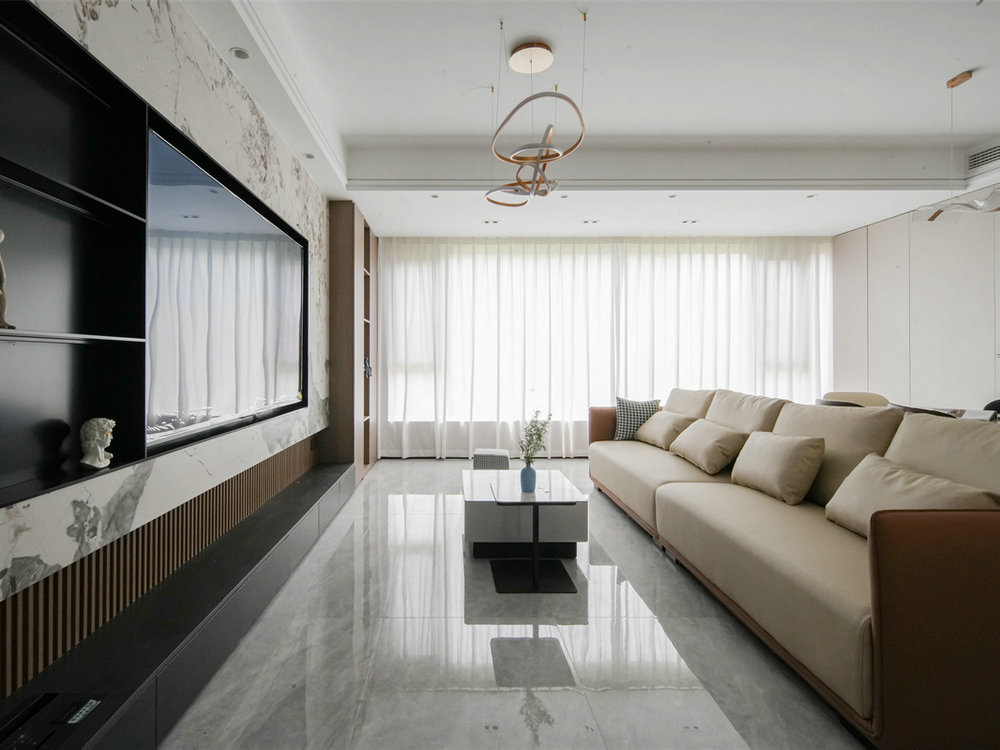 金地長(zhǎng)江藝境230平現(xiàn)代輕奢風(fēng)格裝修效果圖