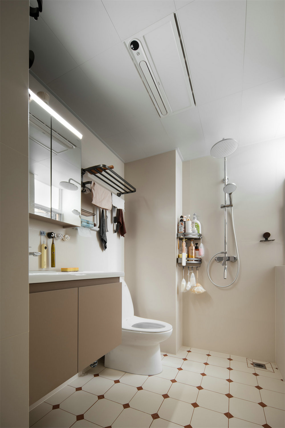 美院幸福里70平中古風(fēng)格裝修效果圖