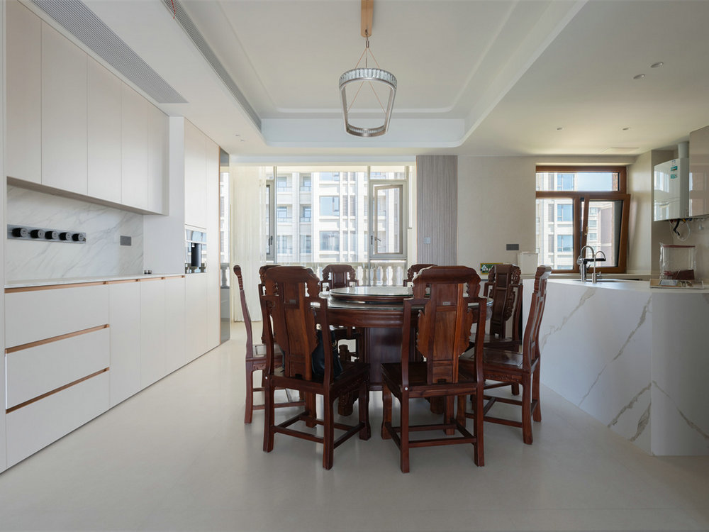 南湖九號286平現代風格裝修效果圖