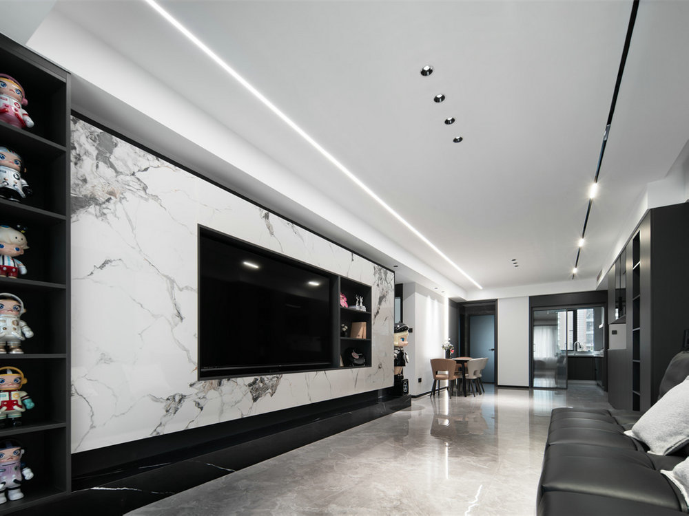 中建星光城126平現(xiàn)代風(fēng)格裝修效果圖