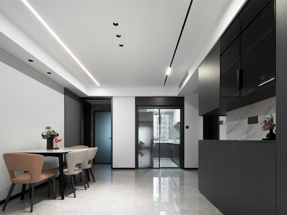 中建星光城126平現(xiàn)代風(fēng)格裝修效果圖