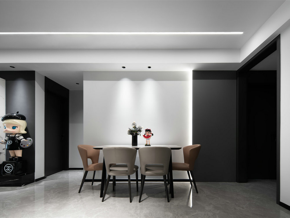 中建星光城126平現(xiàn)代風(fēng)格裝修效果圖