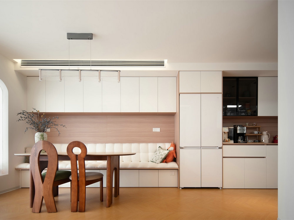 二十四城98平簡約原木風格裝修效果圖