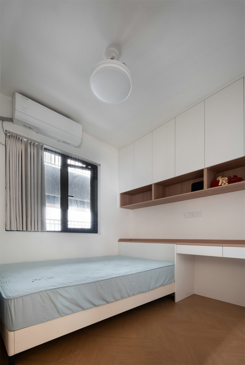 二十四城98平簡約原木風格裝修效果圖