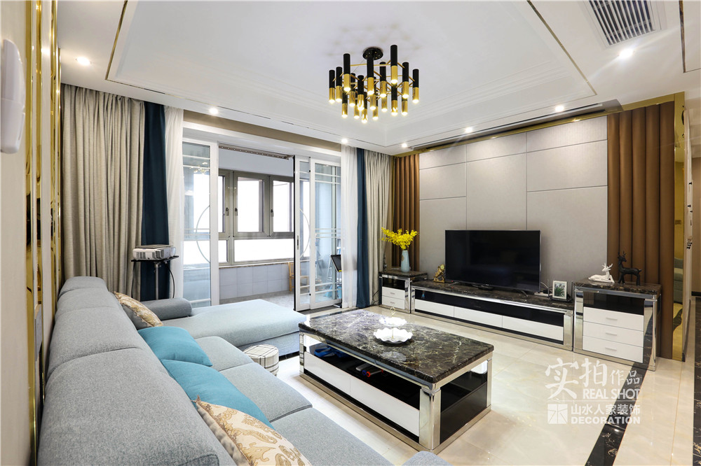 福星華府現(xiàn)代簡約風(fēng)格裝修效果圖