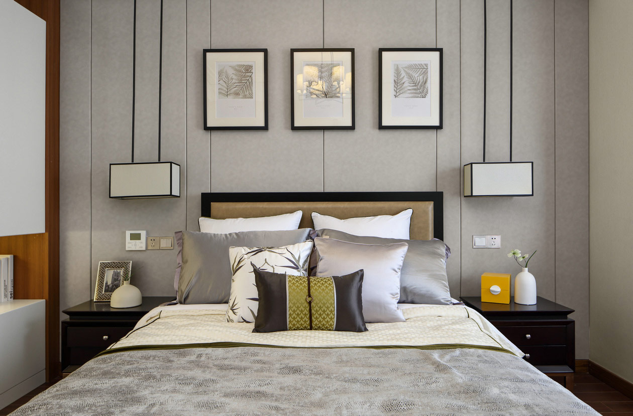 金地圣愛(ài)米倫新中式風(fēng)格裝修效果圖