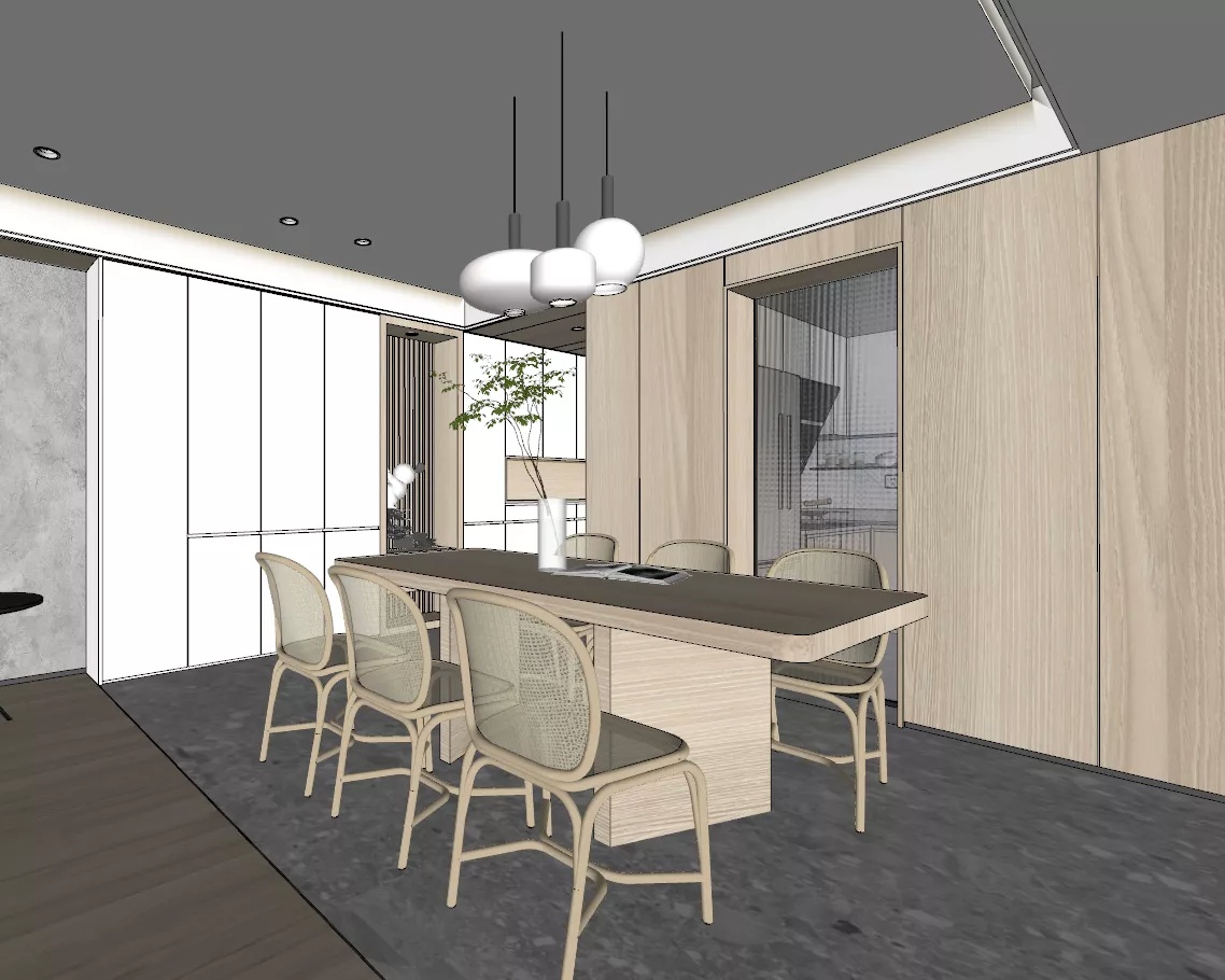 華僑城現(xiàn)代簡約風格裝修效果圖