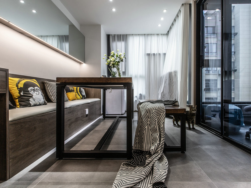 祥生君城頂層復式裝修效果圖