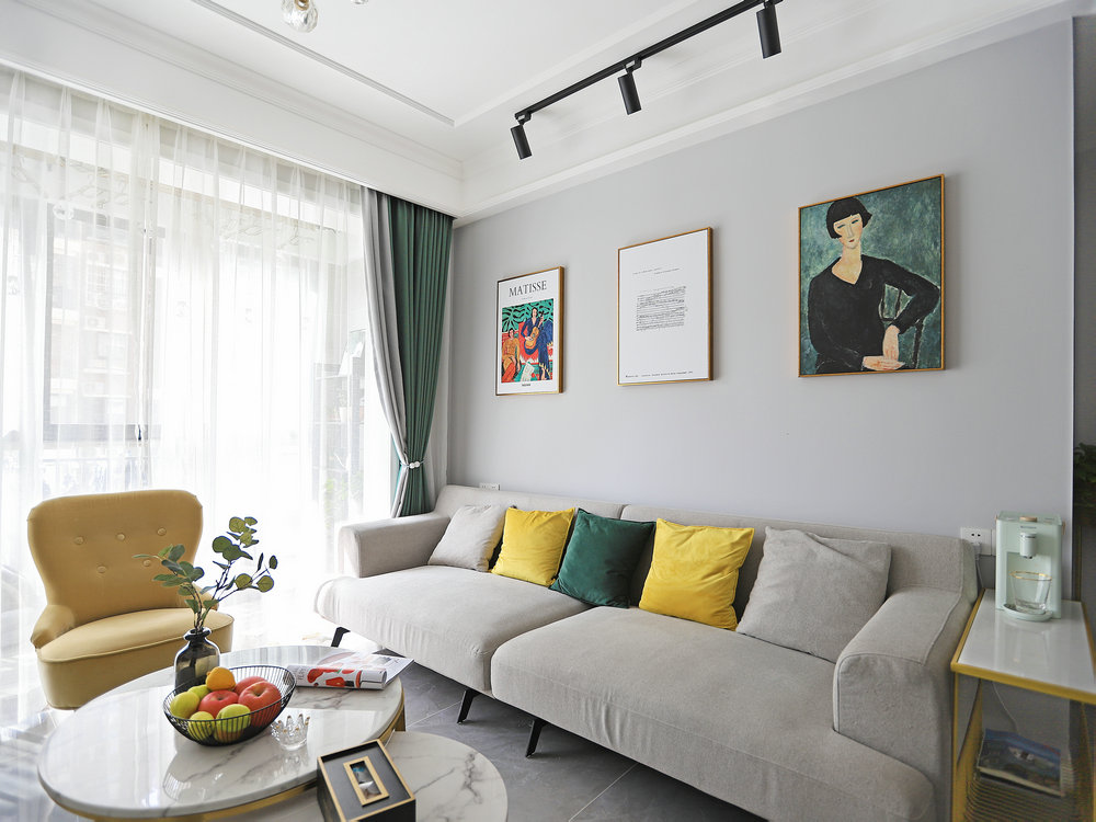 三里民居北歐輕奢風格裝修效果圖