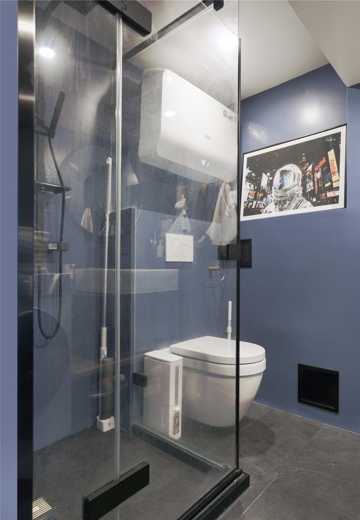 碧桂園泰富城45平loft混搭風格裝修效果圖