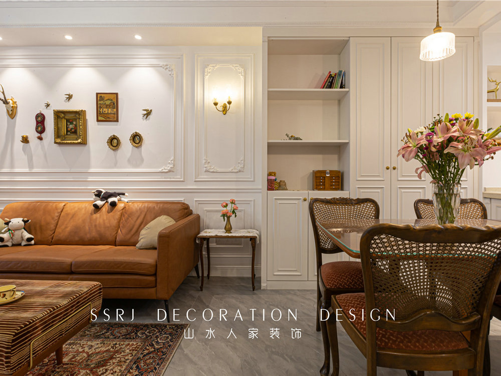 保利上城90平法式風(fēng)格裝修效果實(shí)景圖