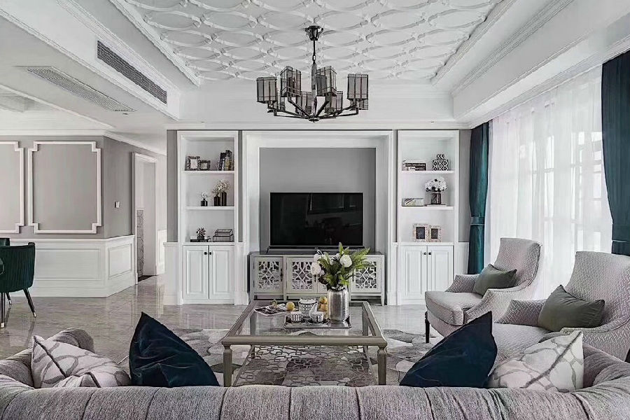 世貿(mào)錦繡長江古典美式風(fēng)格裝修效果圖