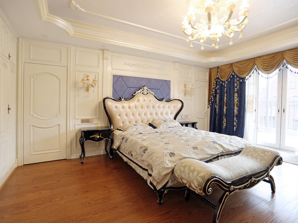 保利藍(lán)海郡600平歐式別墅裝修效果實(shí)景圖