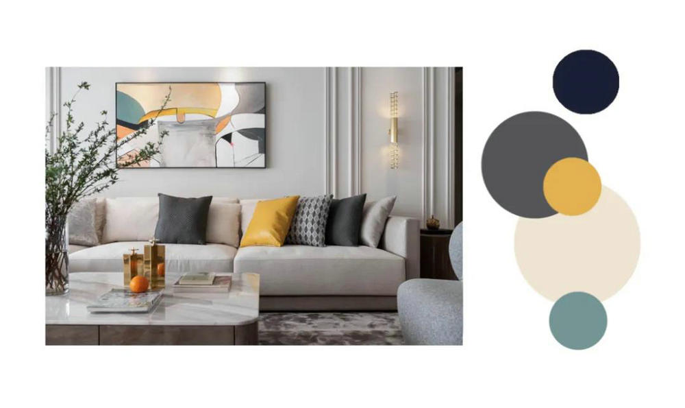 光谷新世界100平輕奢風格裝修效果圖 現(xiàn)代輕奢 配色10.jpg