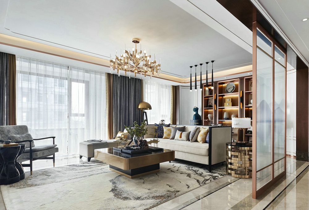 金都漢宮185平輕奢風(fēng)格裝修效果圖 金都漢宮185平輕奢風(fēng)格裝修效果圖