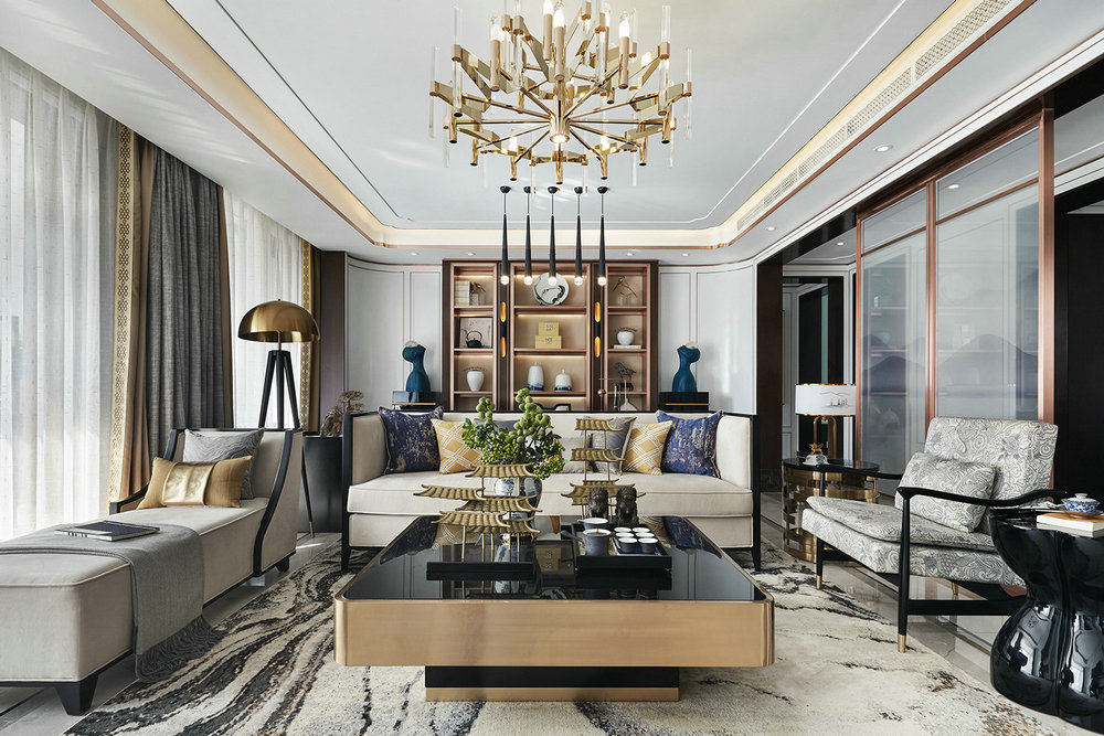 金都漢宮185平輕奢風(fēng)格裝修效果圖 金都漢宮185平輕奢風(fēng)格裝修效果圖