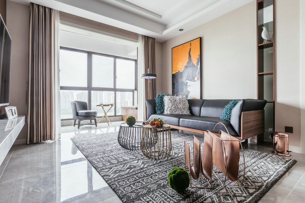 遠(yuǎn)洋漢口中心92平現(xiàn)代風(fēng)格裝修效果圖 遠(yuǎn)洋漢口中心92平現(xiàn)代風(fēng)格裝修效果圖