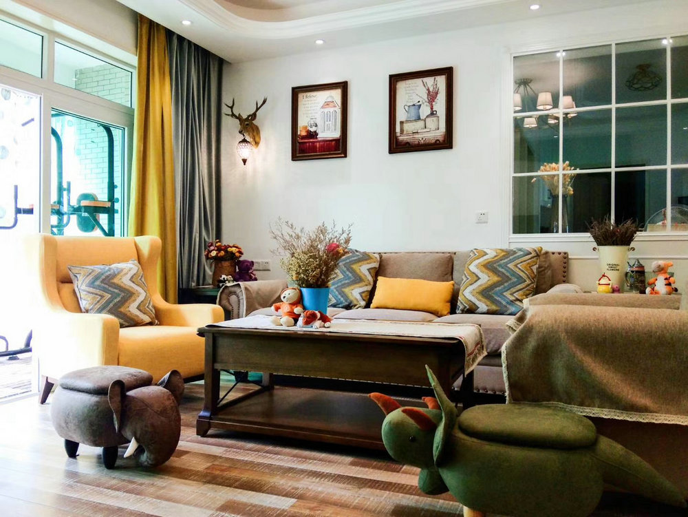 東湖名居140平美式風(fēng)格裝修效果圖 東湖名居140平美式風(fēng)格裝修效果圖