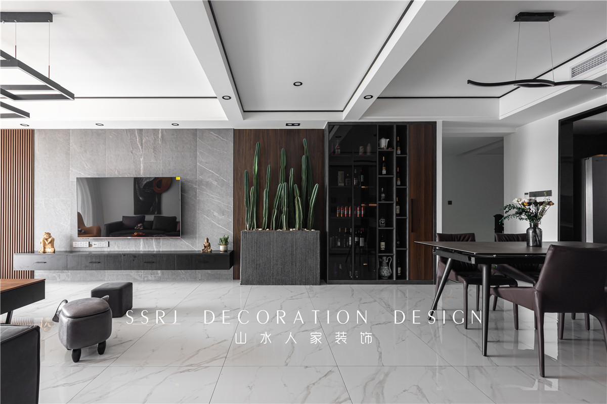 海倫小鎮(zhèn)330平別墅現(xiàn)代黑白灰裝修效果圖 海倫小鎮(zhèn)330平別墅現(xiàn)代黑白灰裝修效果圖