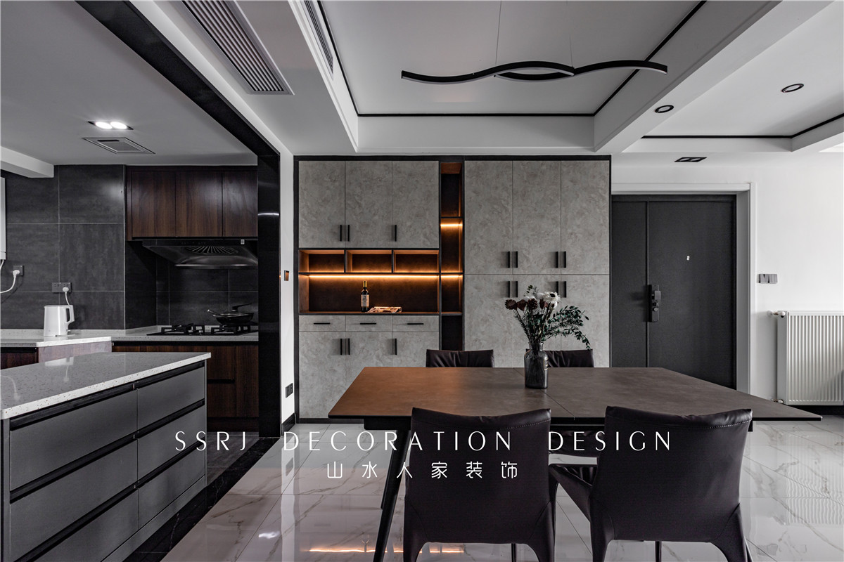 海倫小鎮(zhèn)330平別墅現(xiàn)代黑白灰裝修效果圖 海倫小鎮(zhèn)330平別墅現(xiàn)代黑白灰裝修效果圖