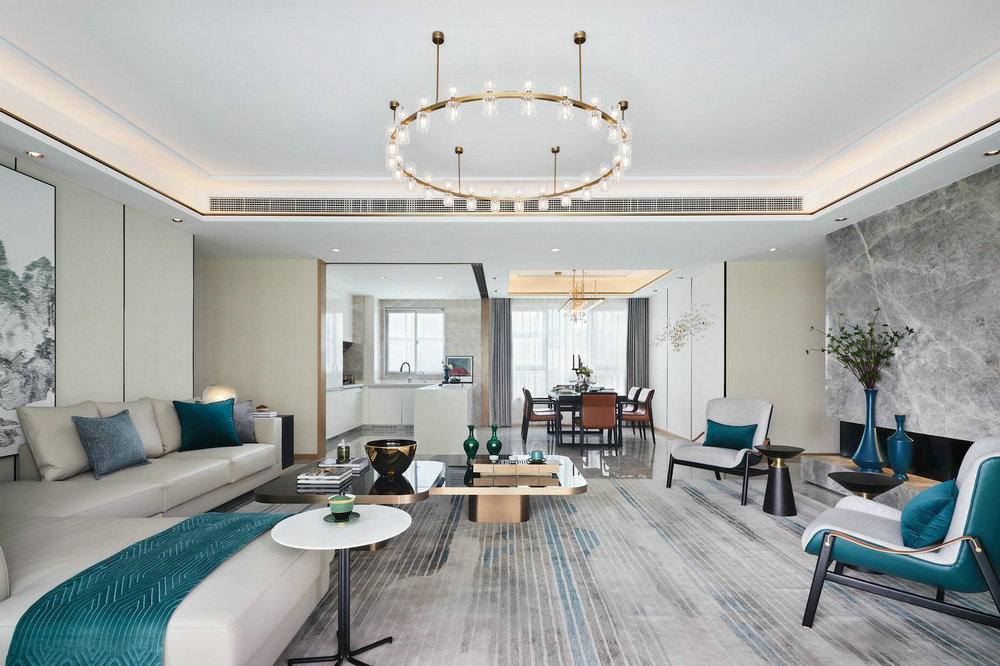 綠地理想城140平輕奢風(fēng)格裝修效果圖 綠地理想城140平輕奢風(fēng)格裝修效果圖