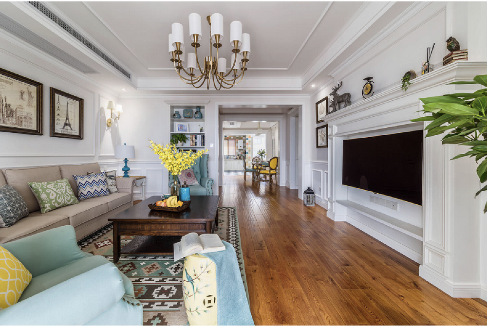 漁牧小區(qū)130平美式風(fēng)格裝修效果圖 漁牧小區(qū)130平美式風(fēng)格裝修效果圖