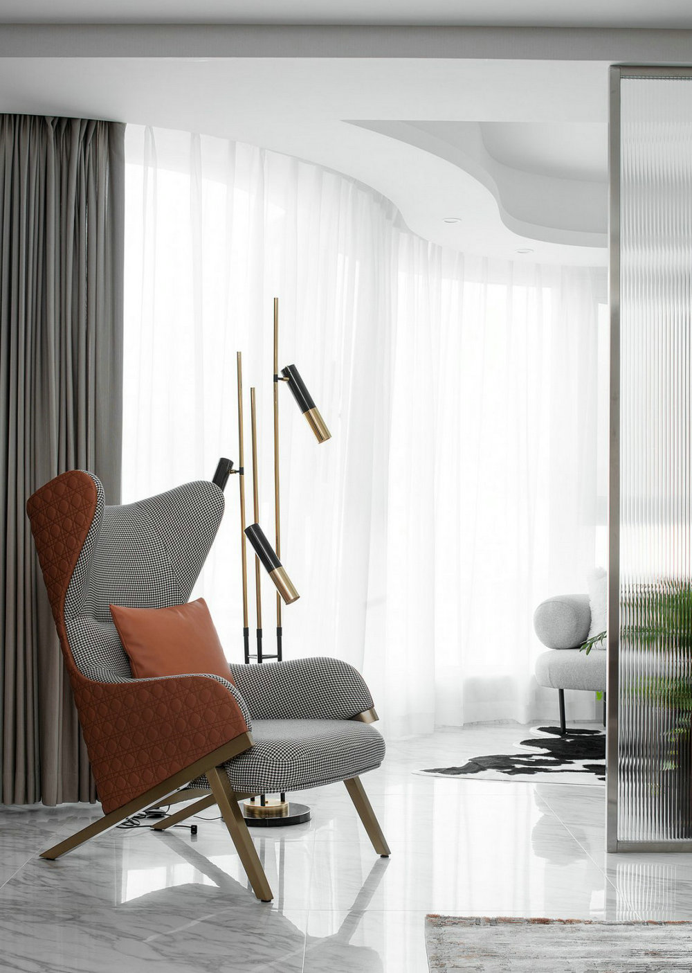 萬豪世紀(jì)天街102平輕奢風(fēng)格裝修效果圖 萬豪世紀(jì)天街102平輕奢風(fēng)格裝修效果圖