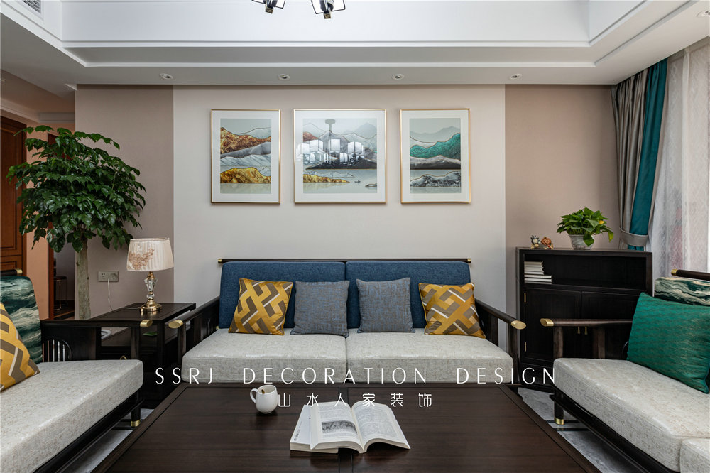 瀧悅?cè)A府124平中式風格裝修效果圖 瀧悅?cè)A府124平中式風格裝修效果圖