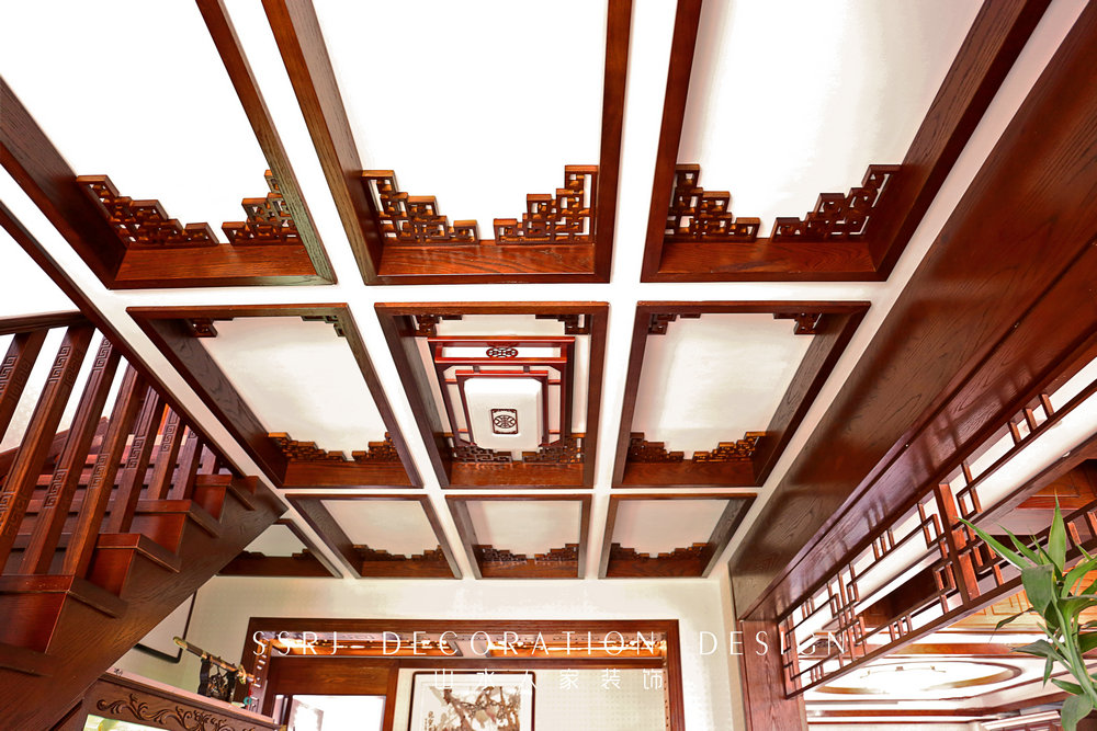 新華聯(lián)青年城復式樓新中式風格裝修效果圖 新華聯(lián)青年城復式樓新中式風格裝修效果圖