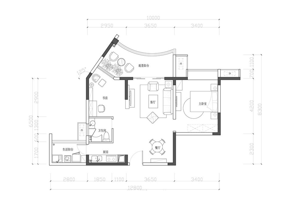 中天國際公館現(xiàn)代風(fēng)格裝修效果圖 中天國際公館現(xiàn)代風(fēng)格裝修效果圖