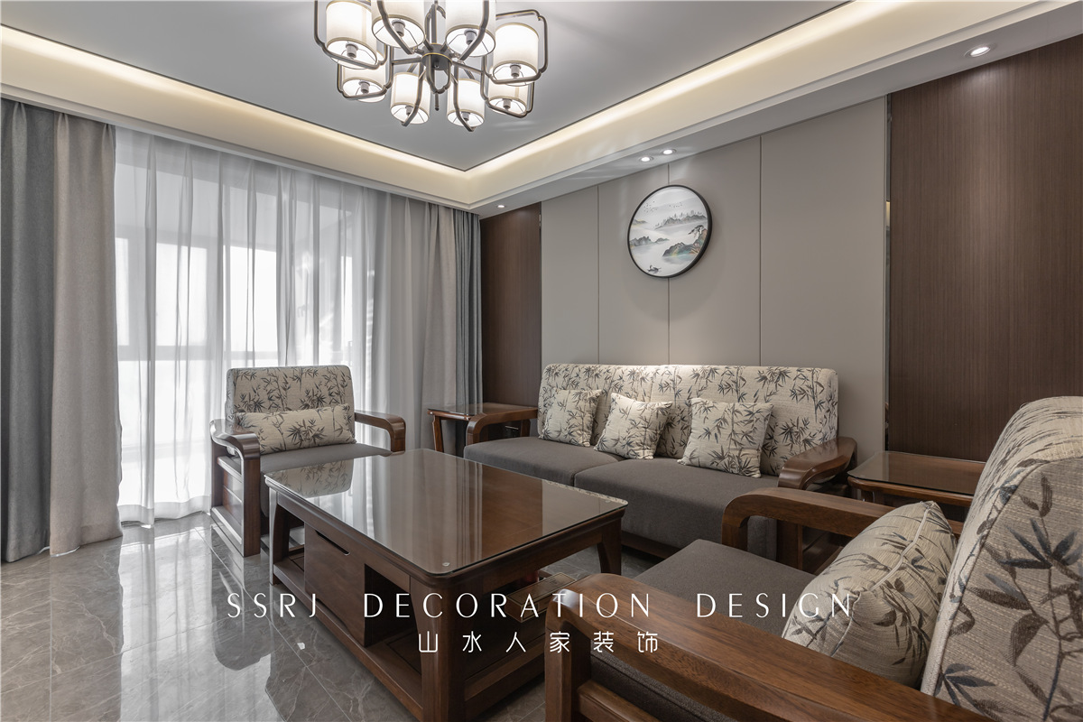 融僑華府新中式風格裝修效果圖 融僑華府新中式風格裝修效果圖