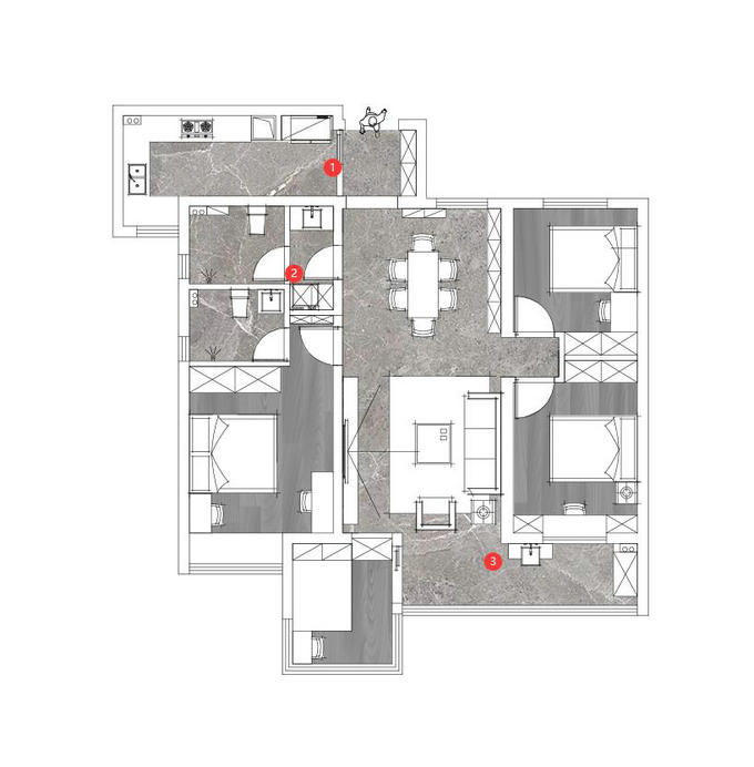 招商樾望現(xiàn)代風格裝修效果圖 招商樾望現(xiàn)代風格裝修效果圖