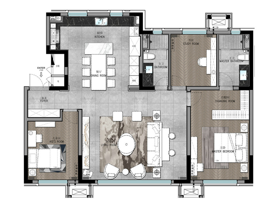沿海賽洛城新中式風(fēng)格裝修效果圖 沿海賽洛城新中式風(fēng)格裝修效果圖